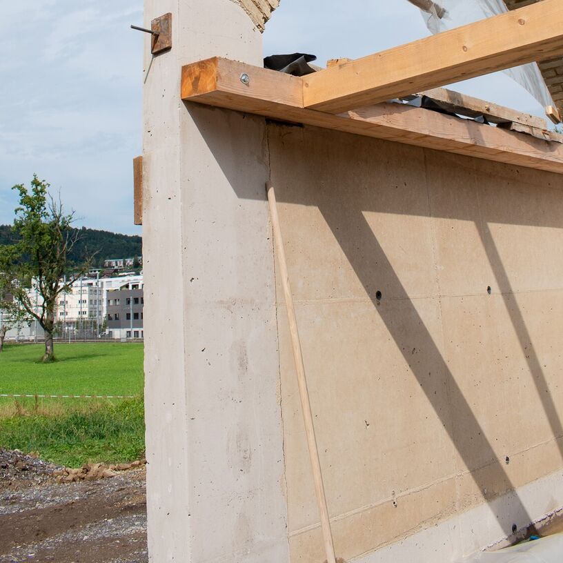 KIBECO Nossim Anwendung Wand